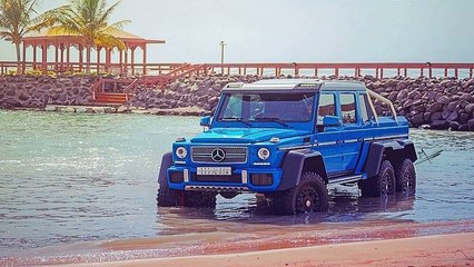 $780,000 Mercedes Benz G63 AMG 6X6 Brabus 700 mobbing in South Carolina on the Gumball 300