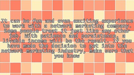 Understanding The Basics Of Network Marketing