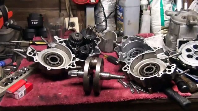 Kawasaki KX 500 KX500 main crank bearing failure?