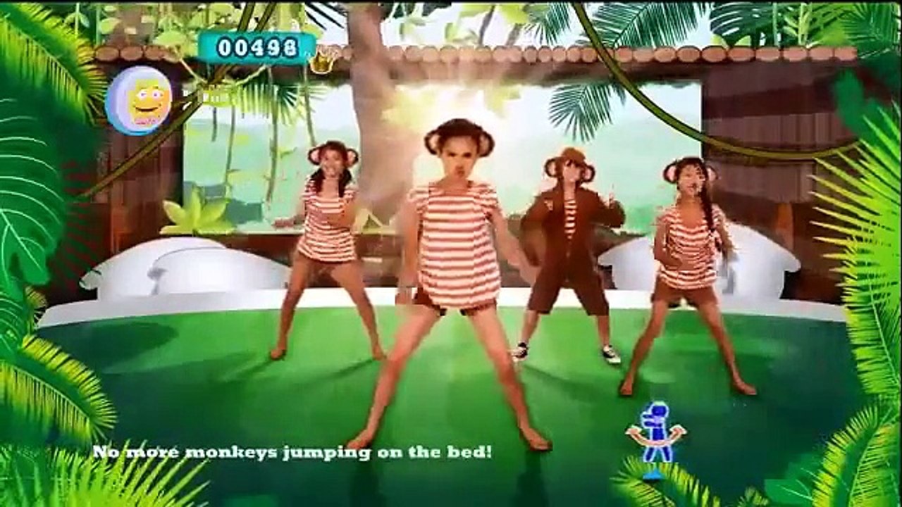 Just Dance Kids 2 - Five Little Monkeys - New Music Video for children