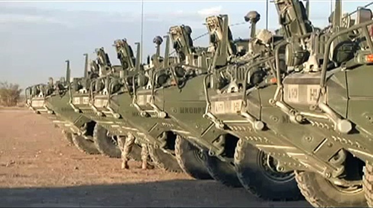 U S  Army M1129 MCV   Mortar Carrier Vehicle 480p