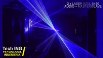 Laser Azul DMX 450[mw] @ Tech ING ~ Rosario, Argentina