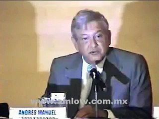 Lic. Andrés M. López Obrador en el Colegio de México 1/5