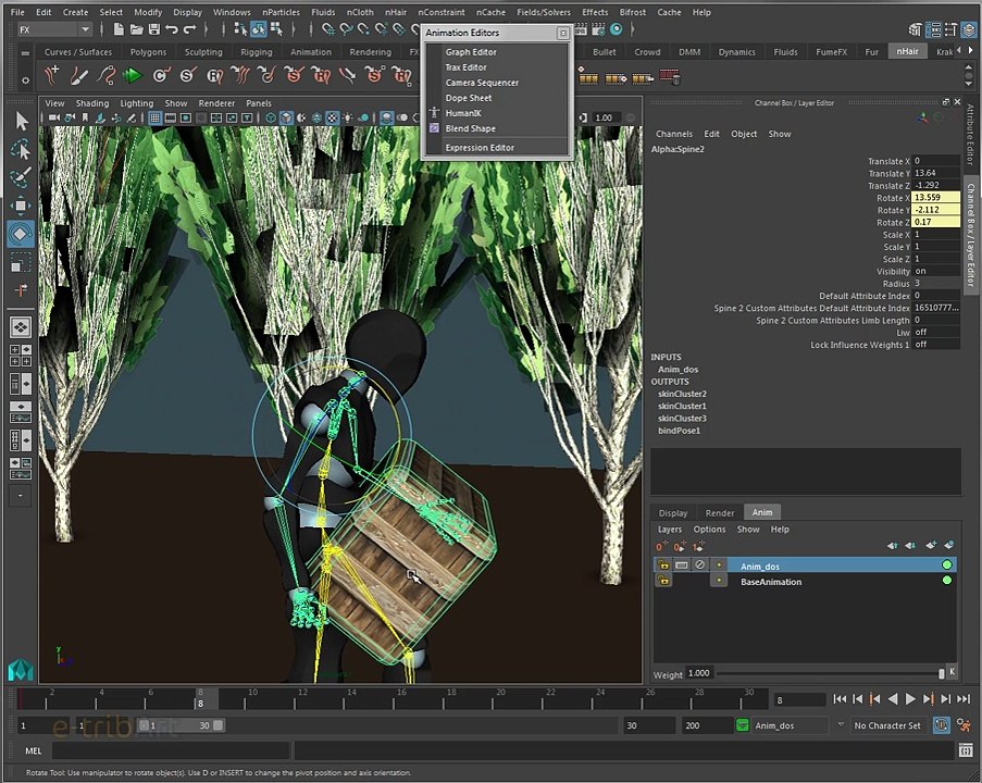 Tuto du Jeudi : bases animation Maya 2016 - déménagement