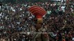 Flag lowering ceremony at Wagah Border