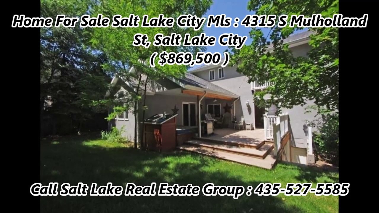 Homes For Salt Lake City Mls by Salt Lake Real Estate Group  4315 S Mulholland St, Salt Lake City