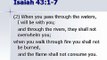 Isaiah 43:1-7 Scripture Reading