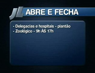 Jornal local: Abre e fecha feriado