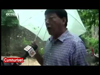 Röportaj sırasında dehşet