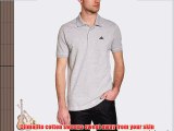 adidas Men's Essentials Polo Shirt - Medium Grey Heather X-Large