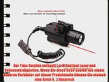 Eagle 2in1 Cree LED Flashlight and Red Laser Sight Picatinny Rail Mount Dual Switch o0219