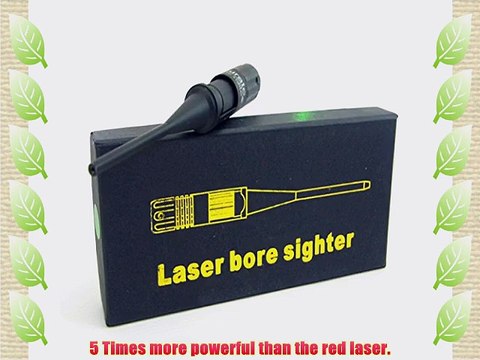 Green Laser Bore sighter 0.177 - 0.50 Caliber Rifle 5 adapters