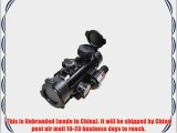 TopOutdoor 1x30 Red Green Dot Sight Rifle Scope with Red Laser Sight for Airsoft