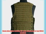 Military Tactical Carrier MOLLE Vest PALS Modular System Airsoft Webbing Coyote