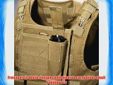 OneTigris Tactical Military Army Combat Assault Carrier Vest (Tan)