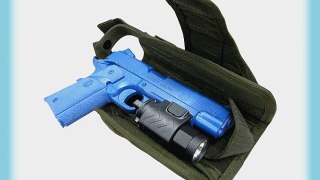 Condor Tactical Horizontal Pistol Holster Military Gun Case MOLLE Holder Olive