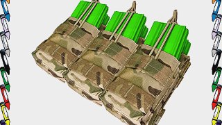 Condor Tactical Combat Triple M4/M16 Stacker Ammo MOLLE Mag Pouch MultiCam Camo
