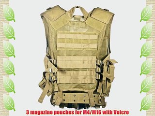 Military USMC Tactical Marines Vest Coyote