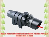 Yes Outdoor Red Laser Sight Dot Scope Outside Adjustment Free 20mm Dovetail Mount 8 Figure