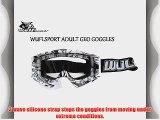 MOTORBIKE WULFSPORT ADULT GEO GOGGLES Motorcycle Motocross Off Road Enduro MX GREY Goggles