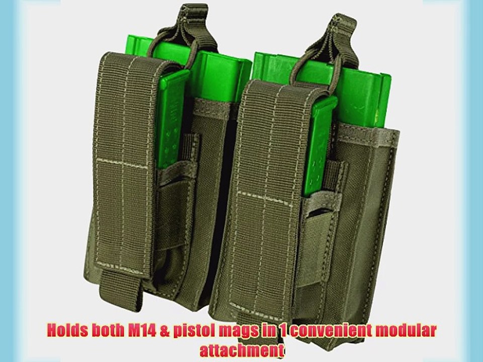 Condor Double M14 Kangaroo Mag Pouch Olive Drab