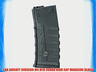 CAA AIRSOFT DIVISION M4 M16 360RD HIGH CAP MAGAZINE BLACK