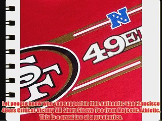 San Francisco 49ers NFL Critical Victory Short Sleeve Tee Medium