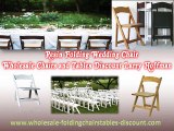 Resin Folding Wedding Chair - Wholesale Chairs and Tables Discount Larry Hoffman
