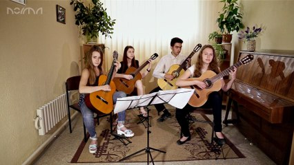 Уроки гитары Харьков, Ансамбль гитаристов выпускников, с композицией Hey Folks)))