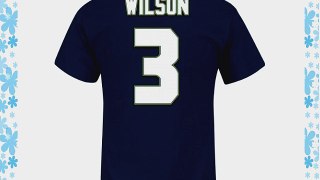 Russell Wilson Seattle Seahawks Majestic NFL Eligible Receiver II Navy T-Shirt