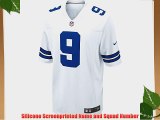 NFL Nike Dallas Cowboys Tony Romo American Football Game Jersey Shirt in White (Medium)