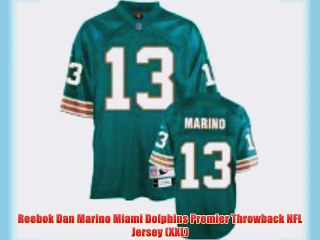 Reebok Dan Marino Miami Dolphins Premier Throwback NFL Jersey (XXL)