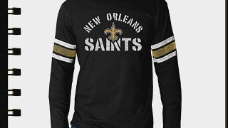 New Orleans Saints Majestic NFL Corner Blitz Long Sleeve Shirt - Red