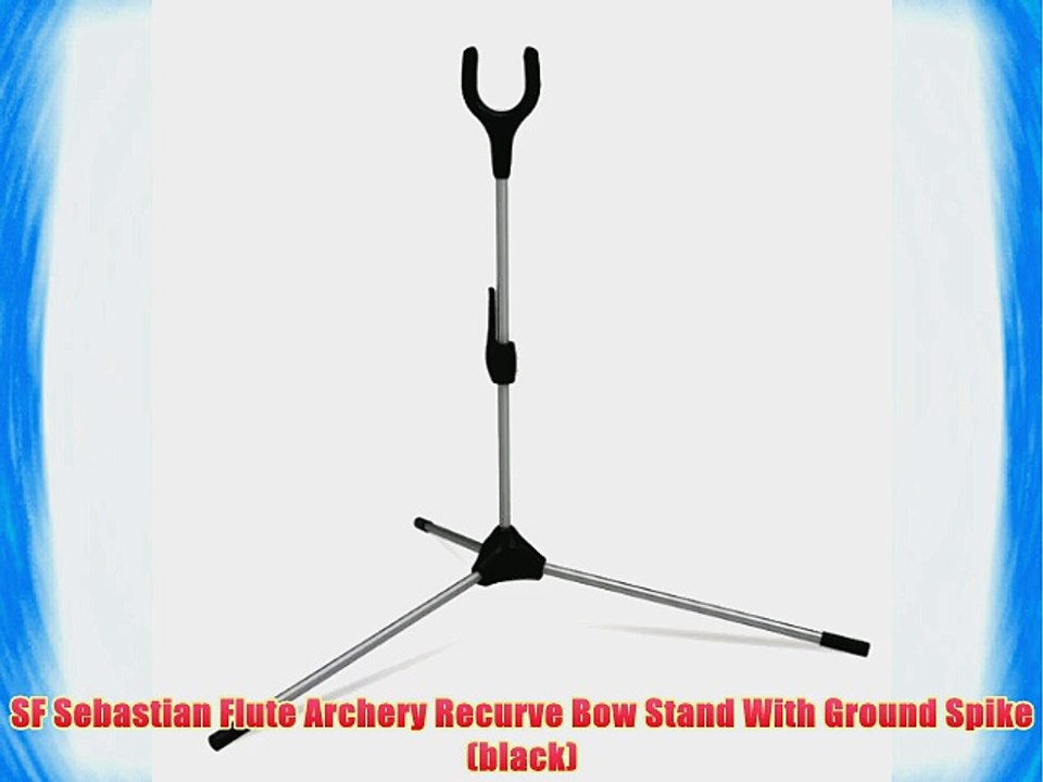 SF Sebastian Flute Archery Recurve Bow Stand With Ground Spike (black)