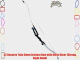 S2 Recurve Take Down Archery Bow with Metal Riser (Strong Right Hand)