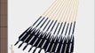NuoYa005 X12 Striped turkey feather target archery Decorative wooden arrows F Bald bow