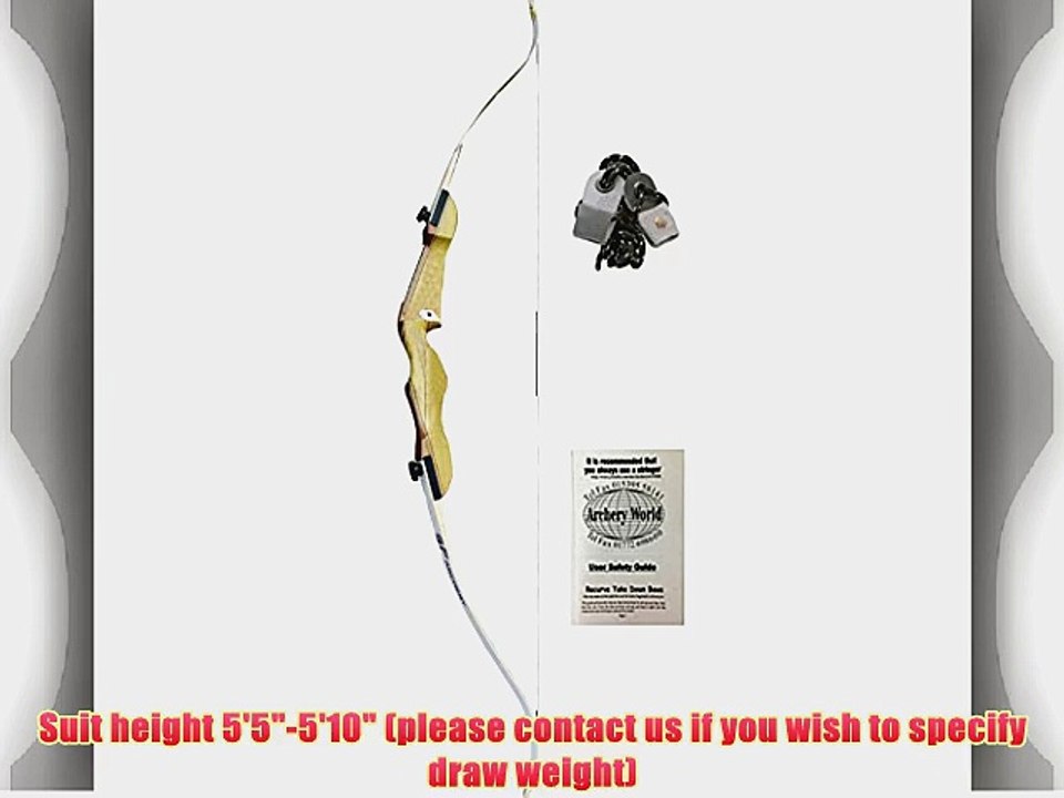 AW 66 Deluxe Take Down Bow With Stringer - LH (pull string with left hand) with stringer