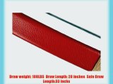 Longbowmaker Combination Set Traditional Archery Red Cow Leather Longbow Recurve Bow 6 Wood