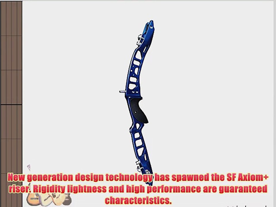 SF Archery Axiom  Recurve Take Down Bow Target Handle Riser Limbs (black)