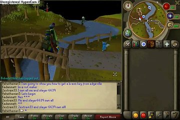 Runescape - How to get a brass key from Edgeville Dungeon