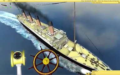Titanic sails into harbour - Ship Simulator 2006