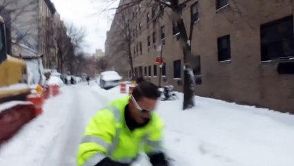 ★Epic win★ - Snowboarding in New York. Handsome!