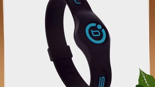 Bioflow Sport Wristband Black/Neon Blue (M 19.0cm)