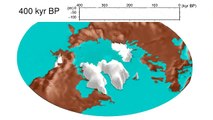 Northern Hemisphere Ice Coverage Over Last 400,000 Years