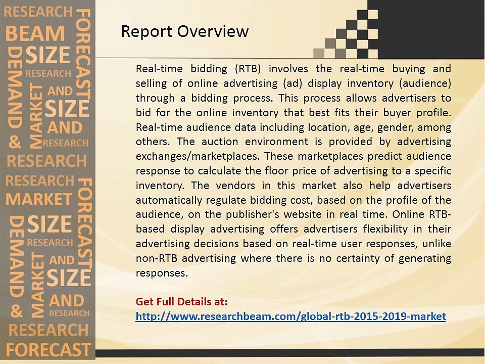 Global RTB Market Trends 2015-2019- Research Beam