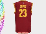 Lebron James Cleveland Cavaliers Youth Adidas NBA Replica Jersey - Red