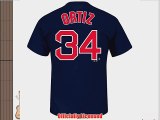 Boston Red Sox David Ortiz Navy Name and Number T-Shirt-large