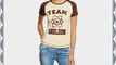 Coole-Fun-T-Shirts Women's Logo Baseball T-Shirt Team Sheldon / Big Bang Theory brown Size:L