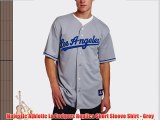 Majestic Athletic La Dodgers Replica Short Sleeve Shirt - Grey