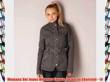 Womens Voi Jeans Womens Equate Jacket in Charcoal - 14